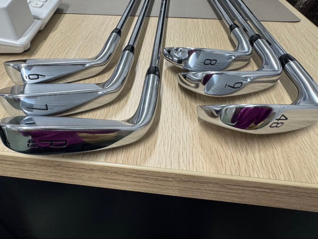 タイトリストＴ350アイアン880AMC Ｓシャフト6本セット　中古