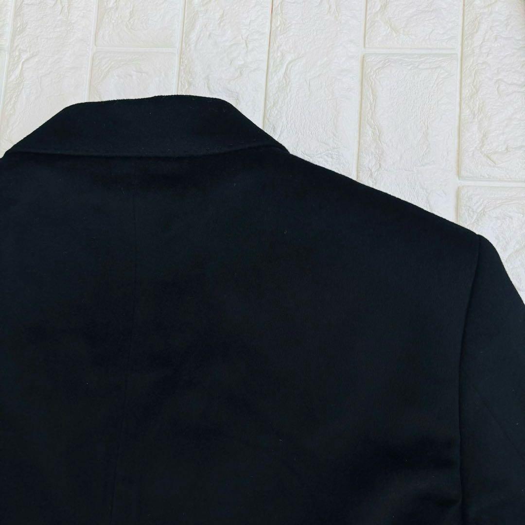 美品❤️ロロピアーナ カシミヤ混 チェスターコート　ロングコート 高級感 黒 M