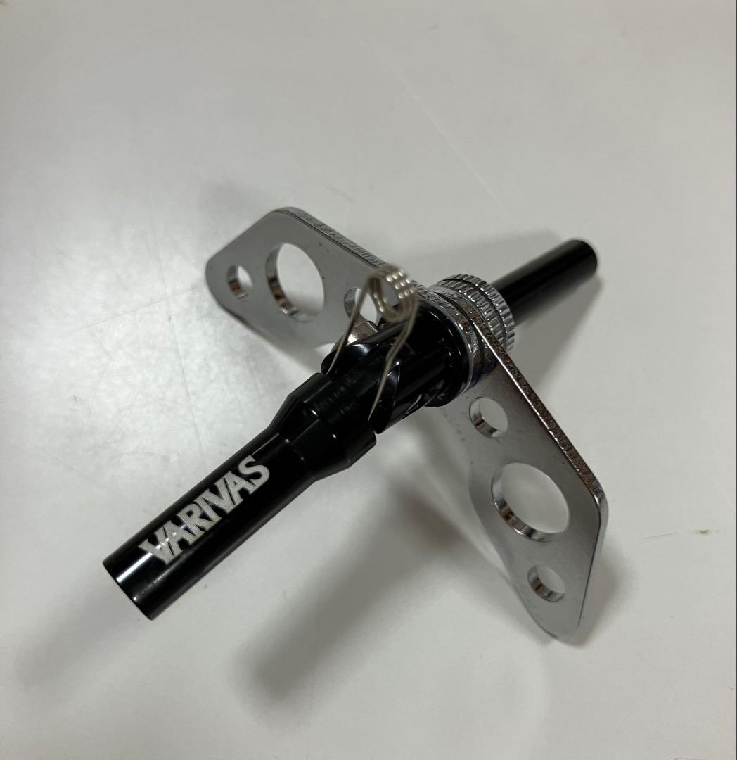 美品 ワカサギ電動リール VARIVAS 可変ソケット ブラック.レッド 2本