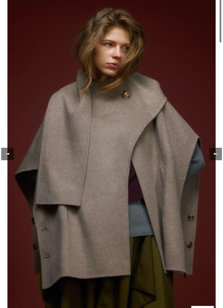 AZUL BY MOUSSY PLUS ストールリバーポンチョ せいらちゃん着用 - メルカリ