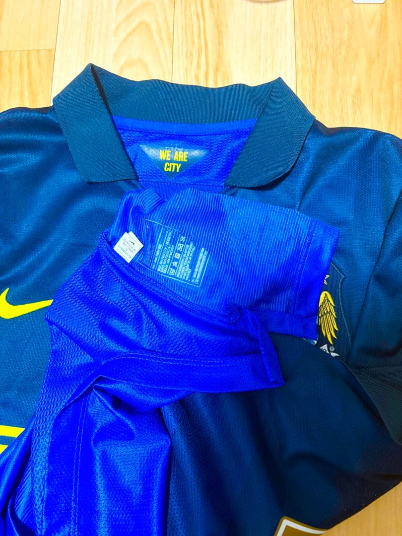 実使用サイン入り】マンチェスターシティ2014/15ヤヤトゥレ アウェイ