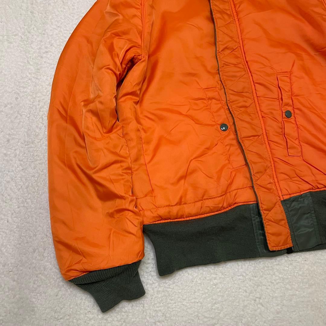 ALPHA アルファ MA-1 フライトジャケット メンズ L Y2K カーキ