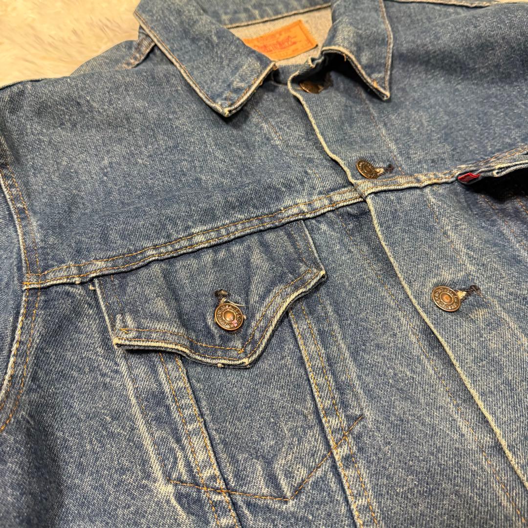 ビッグサイズ50✨70s リーバイス 70505 ケアタグ 濃紺 刻印52 希少