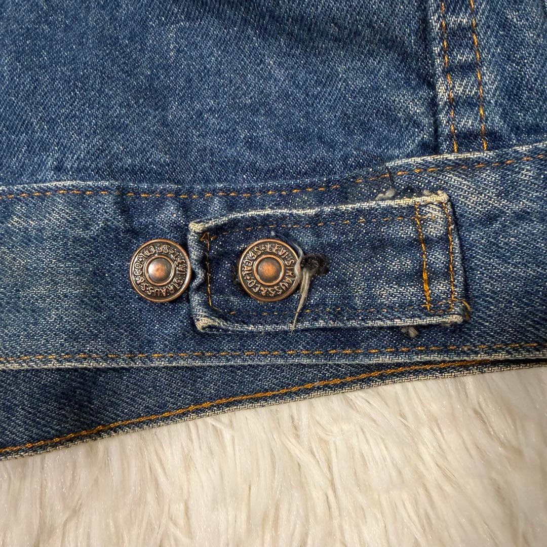 ビッグサイズ50✨70s リーバイス 70505 ケアタグ 濃紺 刻印52 希少