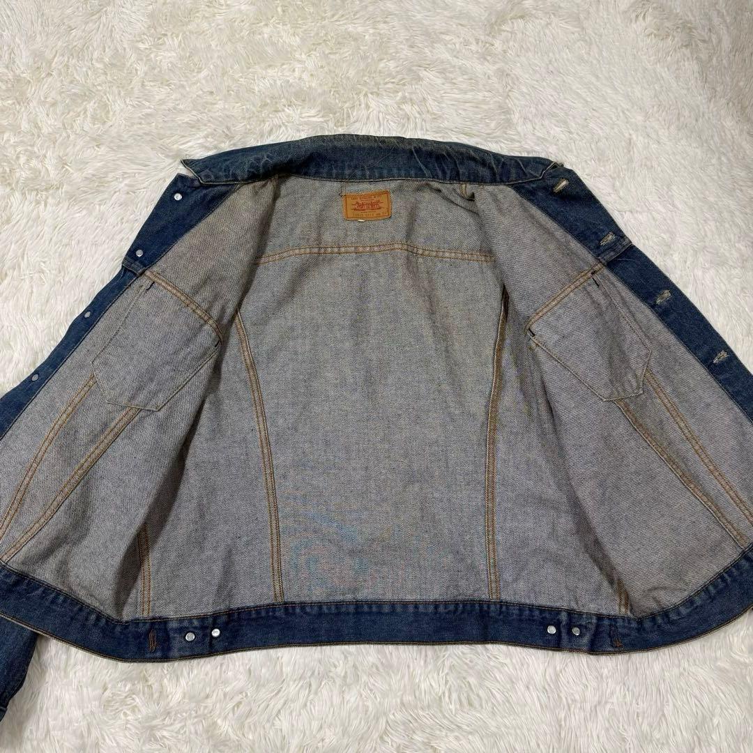 ビッグサイズ50✨70s リーバイス 70505 ケアタグ 濃紺 刻印52 希少