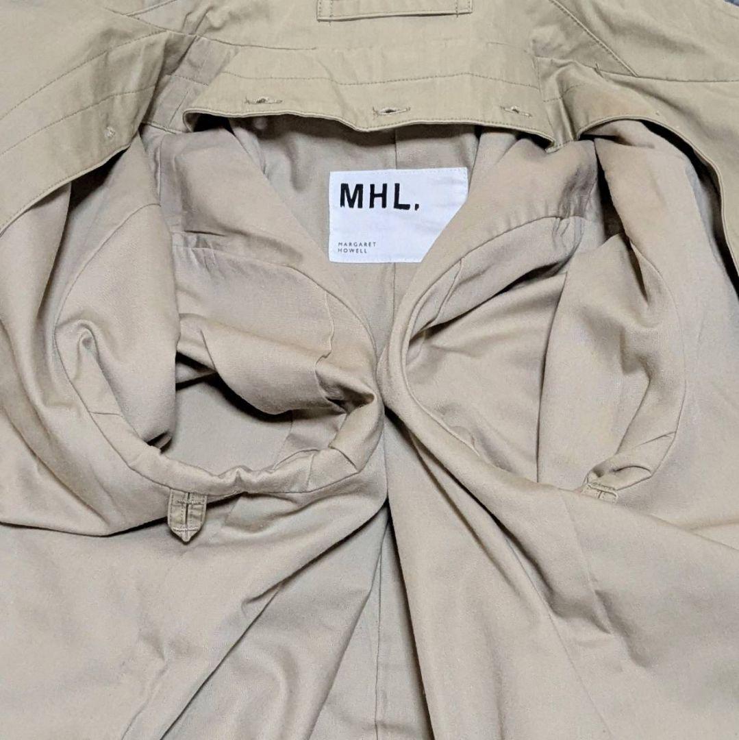 MHL. マーガレットハウエル ステンカラーコート ダウンライナー ベージュ M