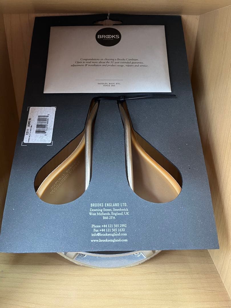 ブルックス サドル　C17 新品　カンビウム　BROOKS ナチュラル