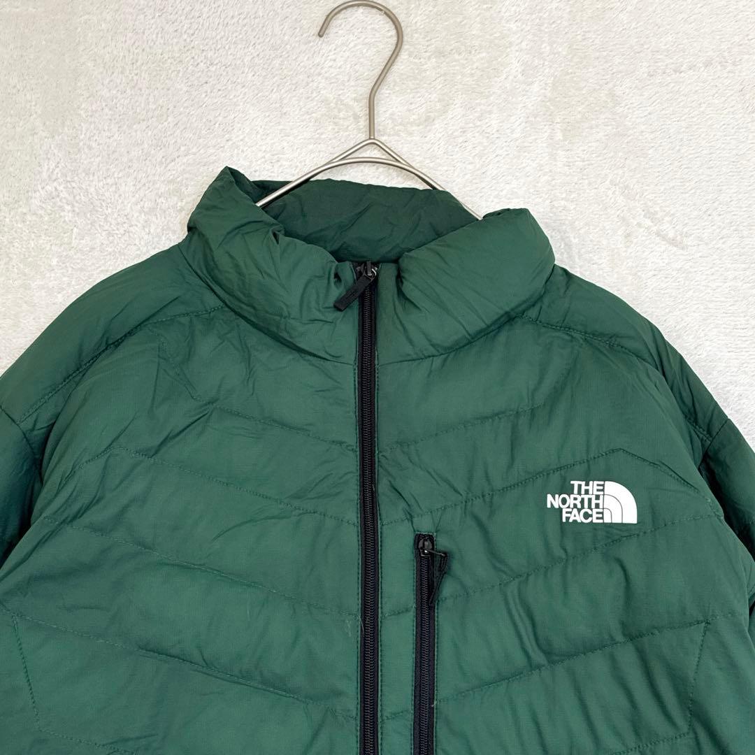 THE NORTH FACE ダウン メンズXL 薄手 軽量 グリーン