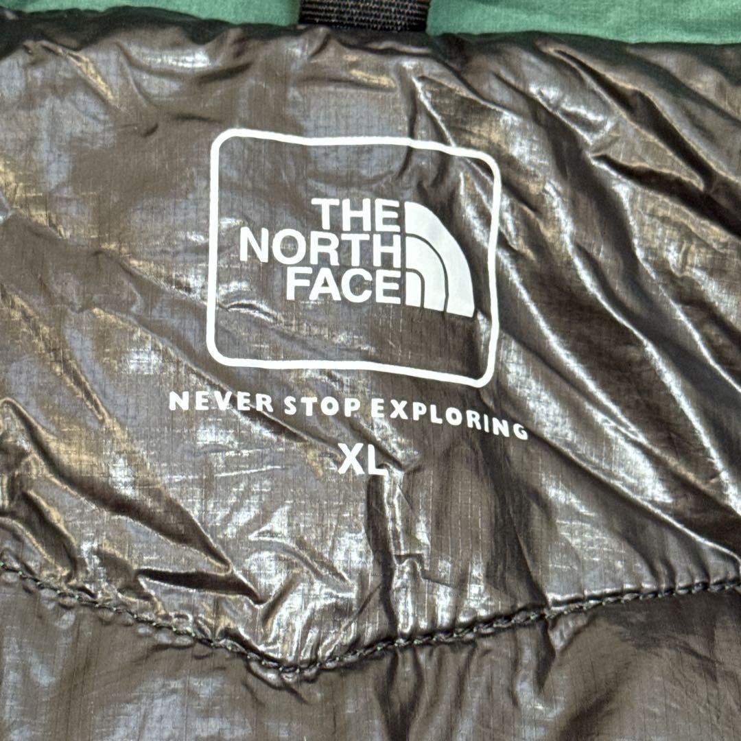 THE NORTH FACE ダウン メンズXL 薄手 軽量 グリーン