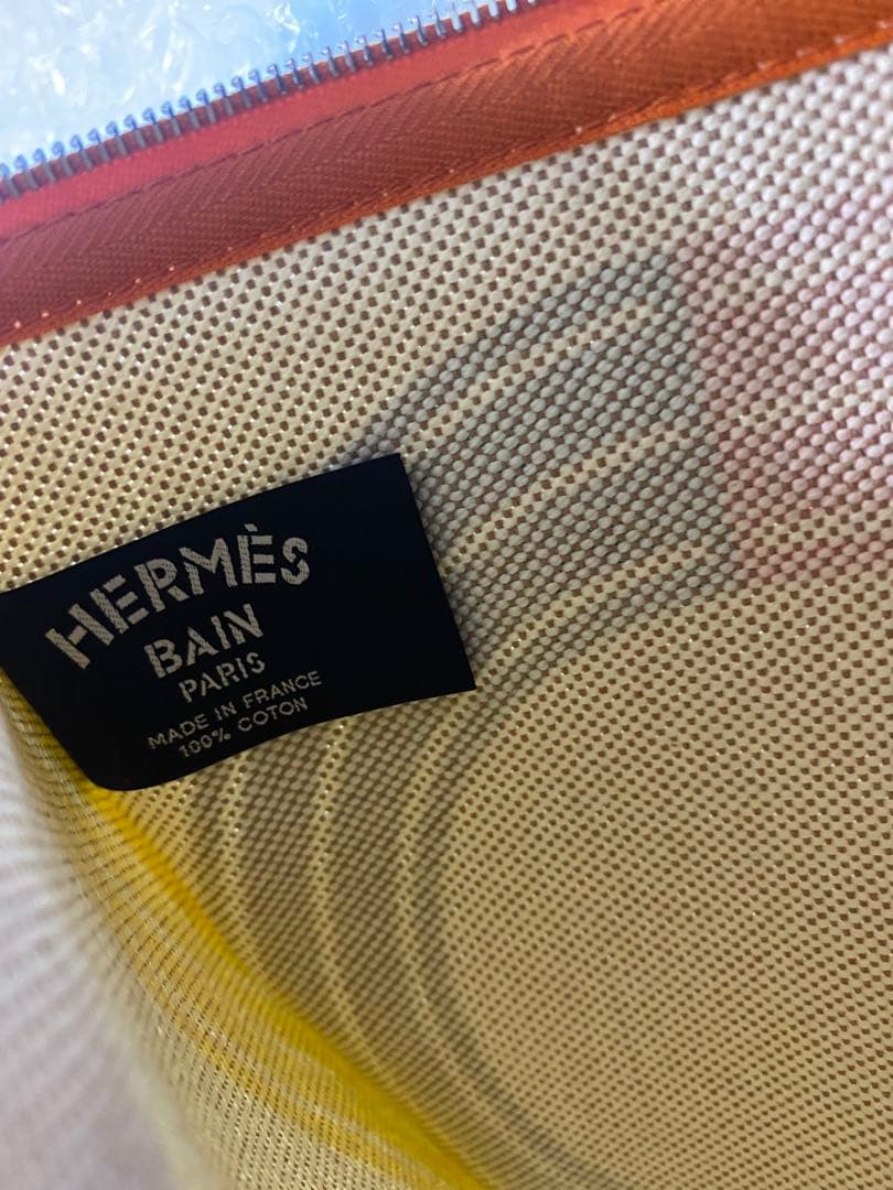 エルメス ポーチ ネオバン マイヨンマラン 黄色 ピンク 緑 グリーン 新品