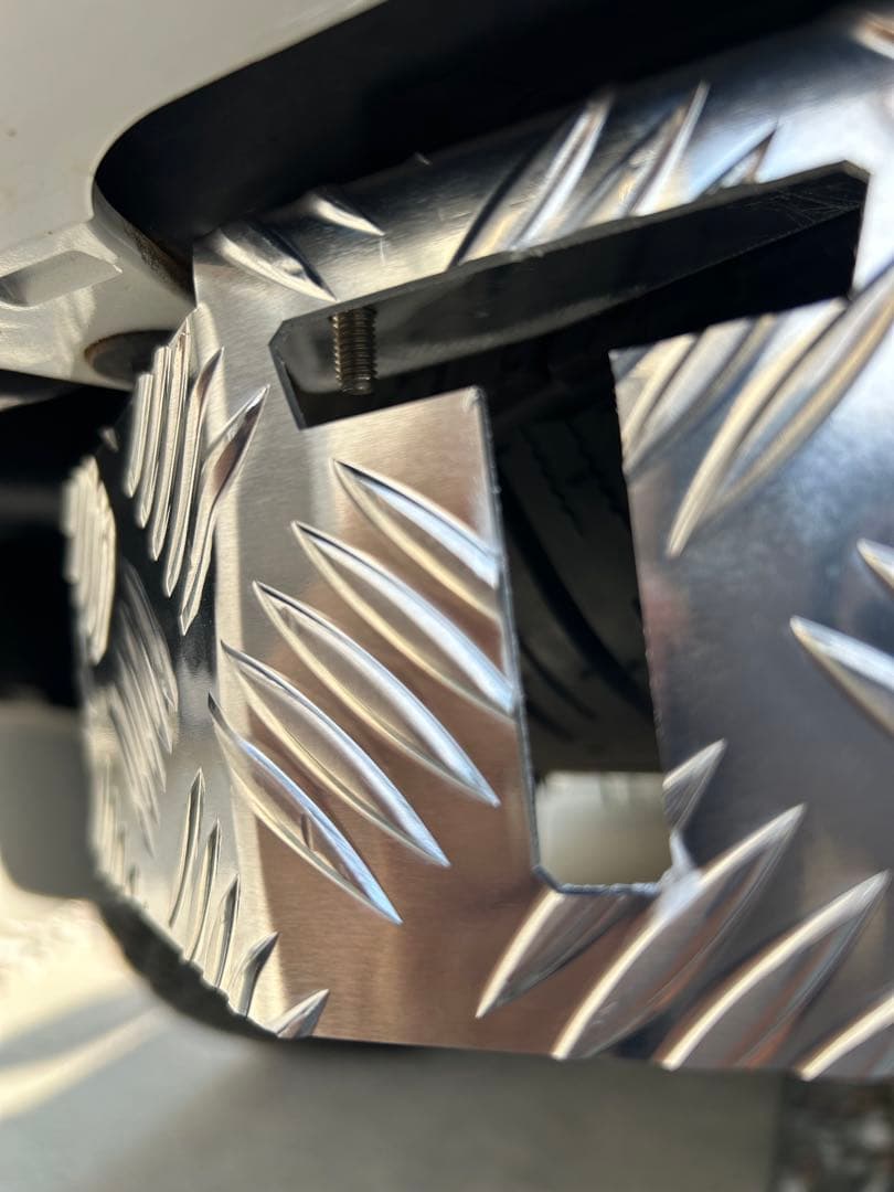 プラド150 リアスキッドプレート　プラド　黒、シルバー