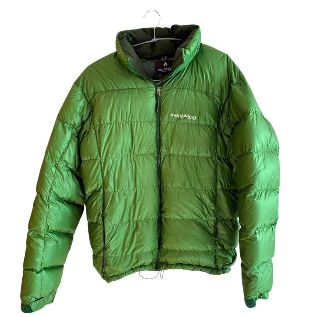 《美品 人気カラー》モンベル アルパインダウンジャケット ドローコード メンズM