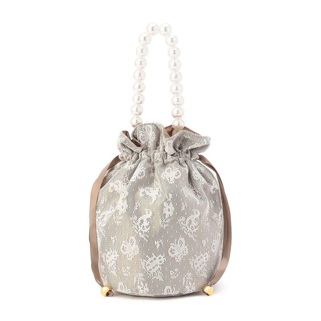 FEILER フェイラー ハイジ レース 巾着バッグ ベージュ お値下げ不可