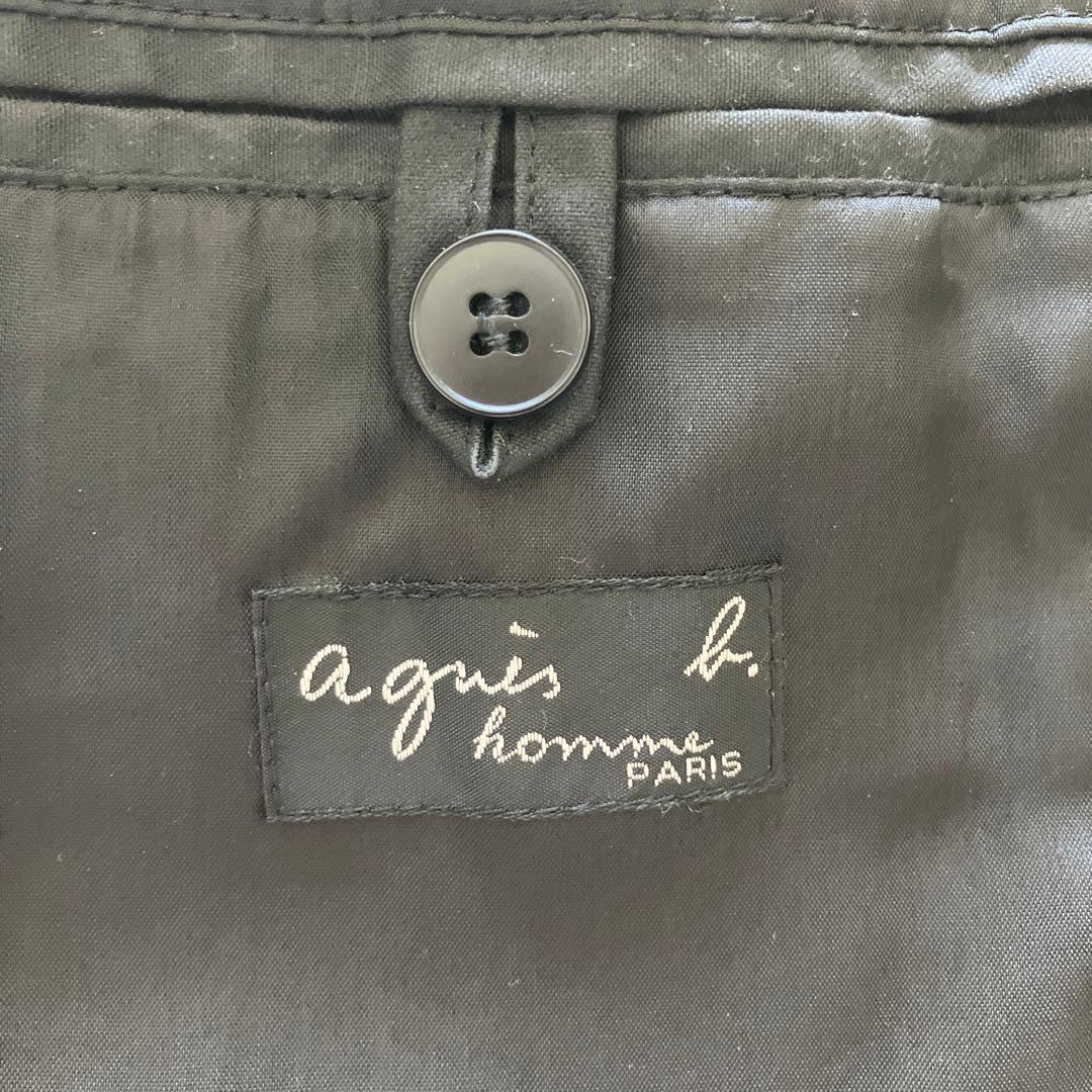 アニエスベー オム ワックスドクロス製 防水ステンカラーコート サイズ