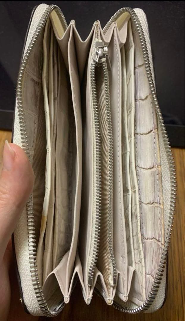 （定価148,000円）ヒマラヤクロコダイル本革　長財布