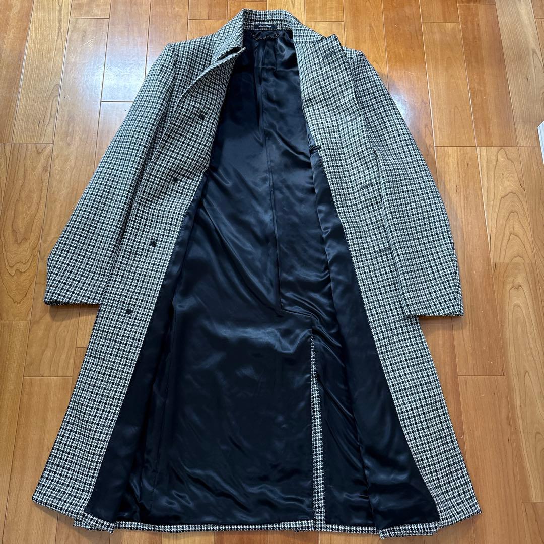 かいと様用　美品　dunhill ダンヒル チェックステンカラーコート