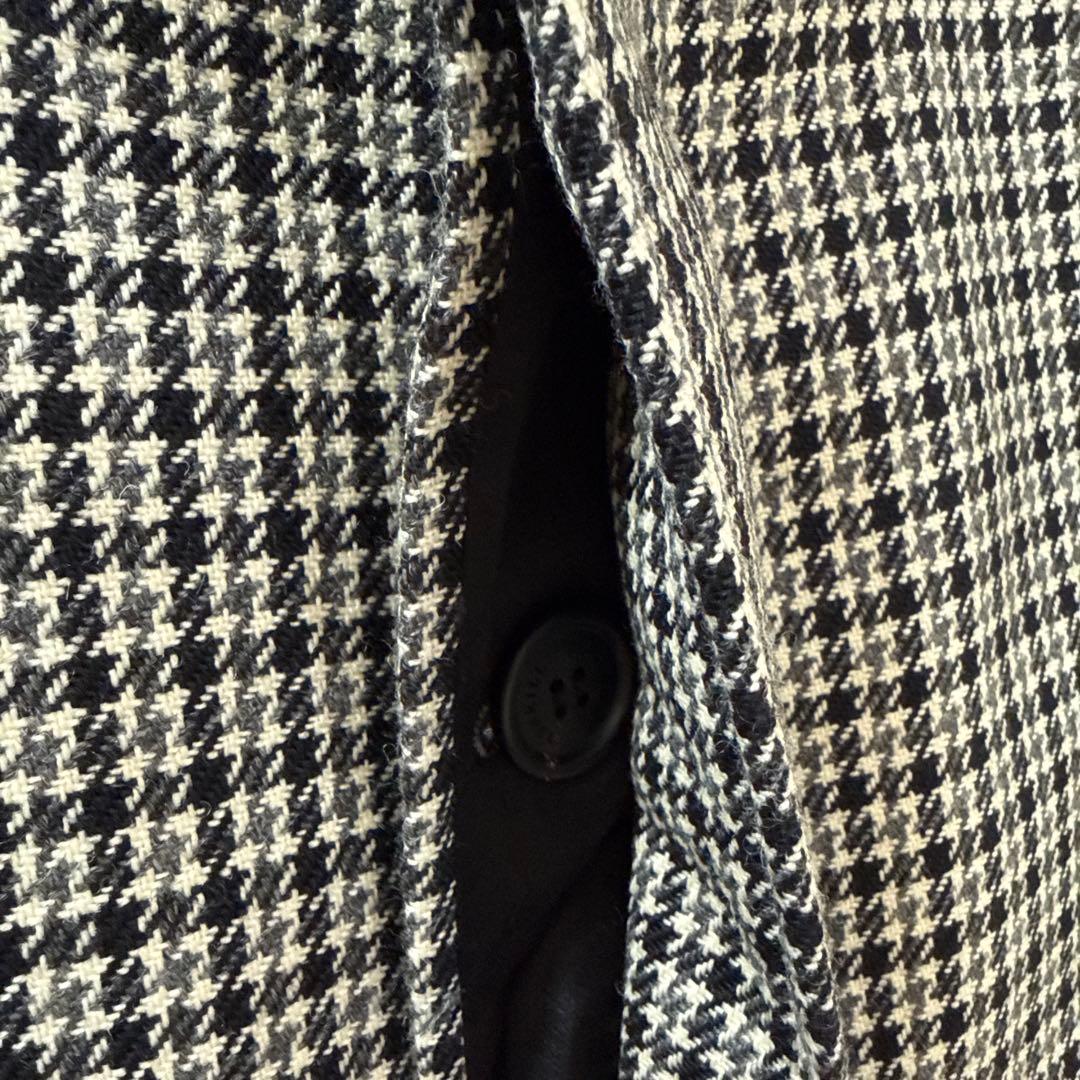 かいと様用　美品　dunhill ダンヒル チェックステンカラーコート