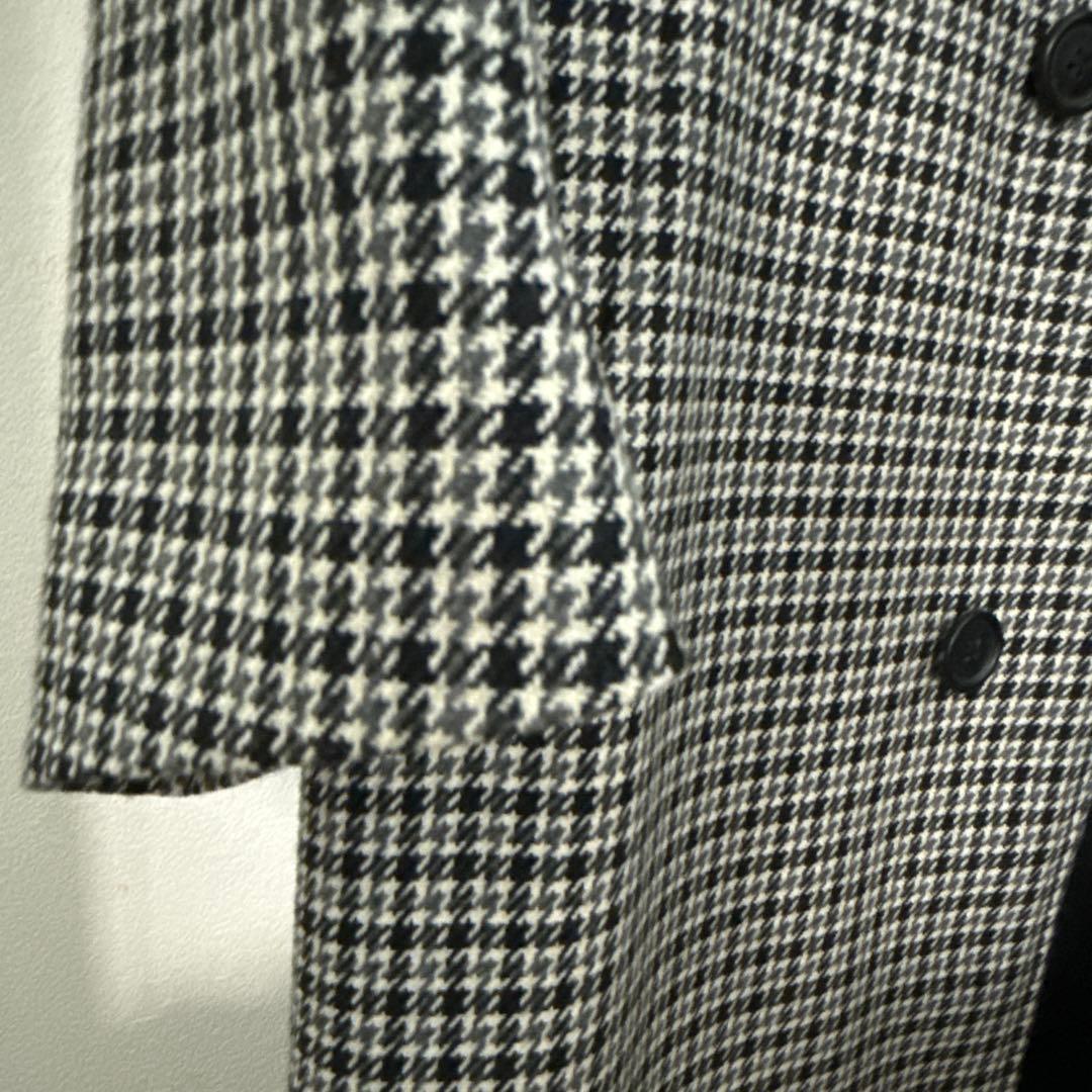 かいと様用　美品　dunhill ダンヒル チェックステンカラーコート