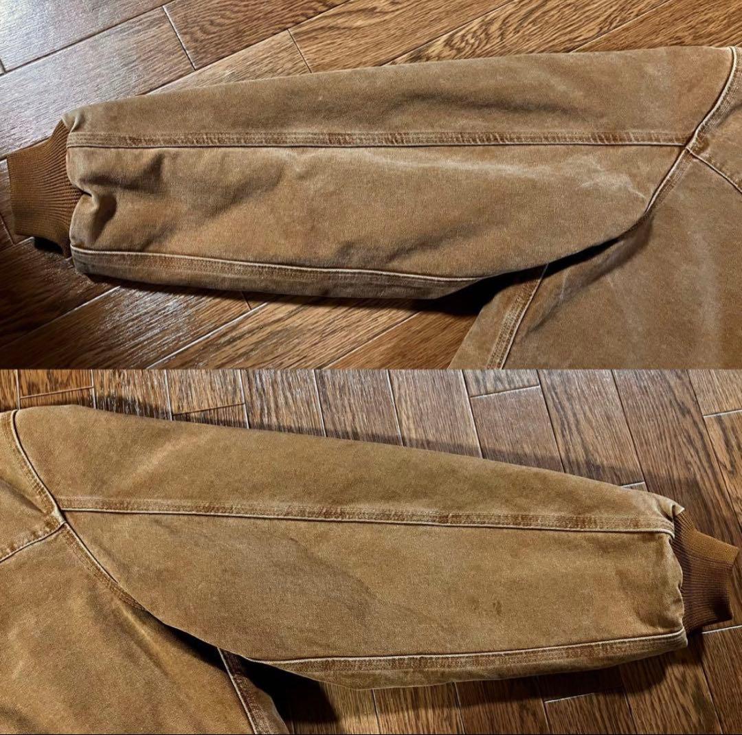 【極上フェード】00s カーハート サンタフェジャケット ブラウン XL 中綿