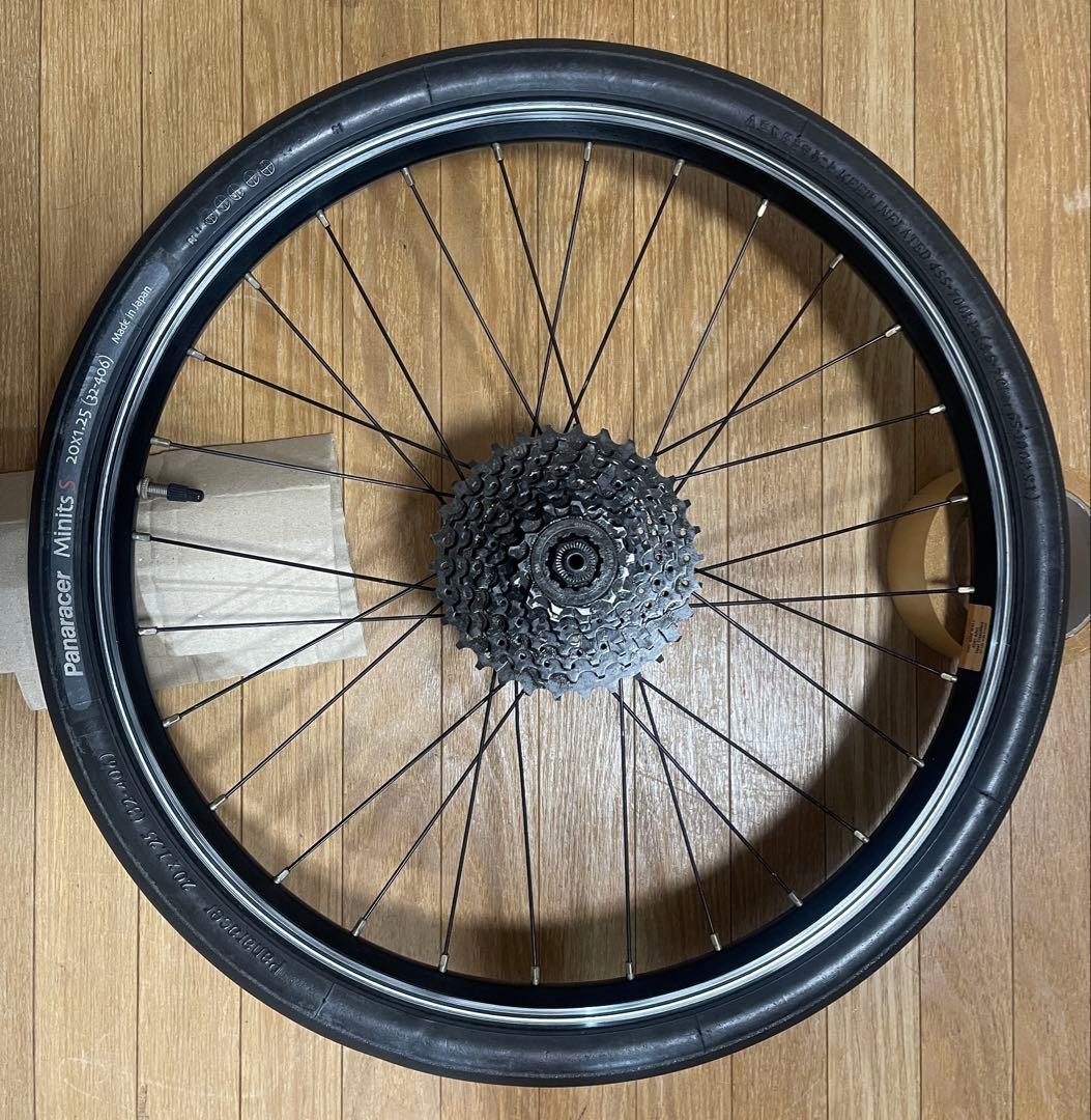 ブルーノベンチュラ純正ホイールタイヤ、スプロケ付きUSED品