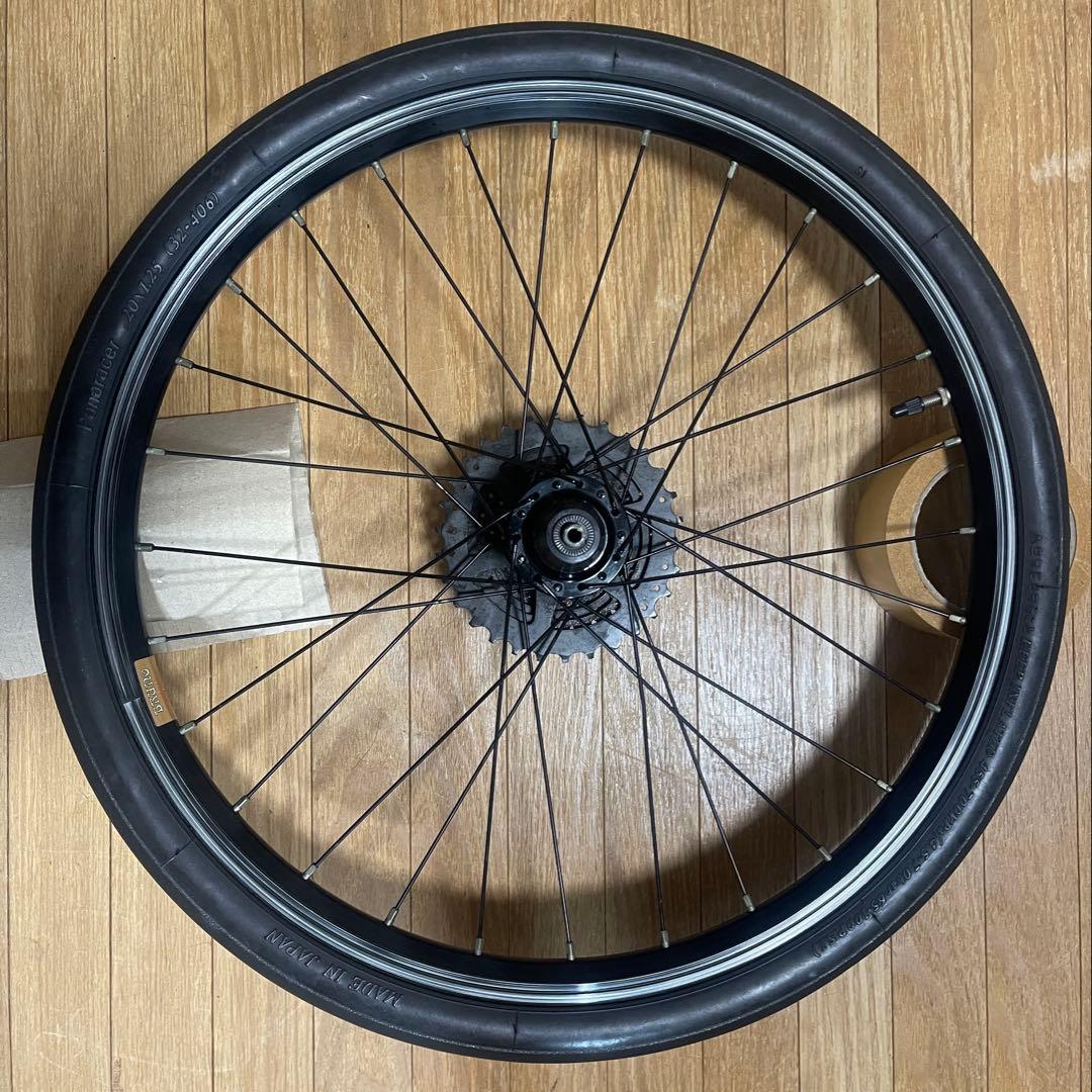 ブルーノベンチュラ純正ホイールタイヤ、スプロケ付きUSED品