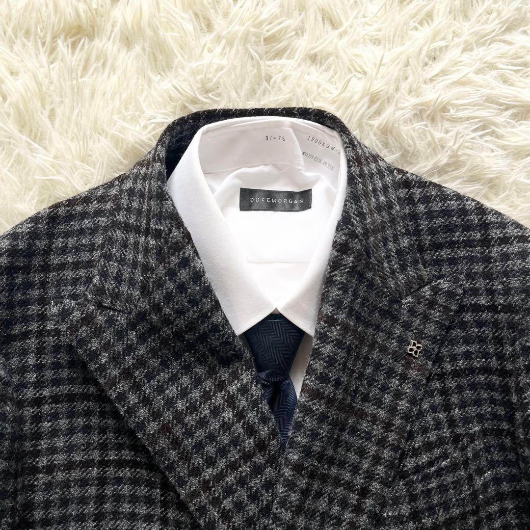 <極美品>TAGLIATORE 新ロゴ ウール ダブル ジャケット 48