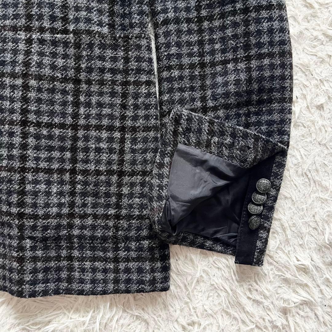 <極美品>TAGLIATORE 新ロゴ ウール ダブル ジャケット 48