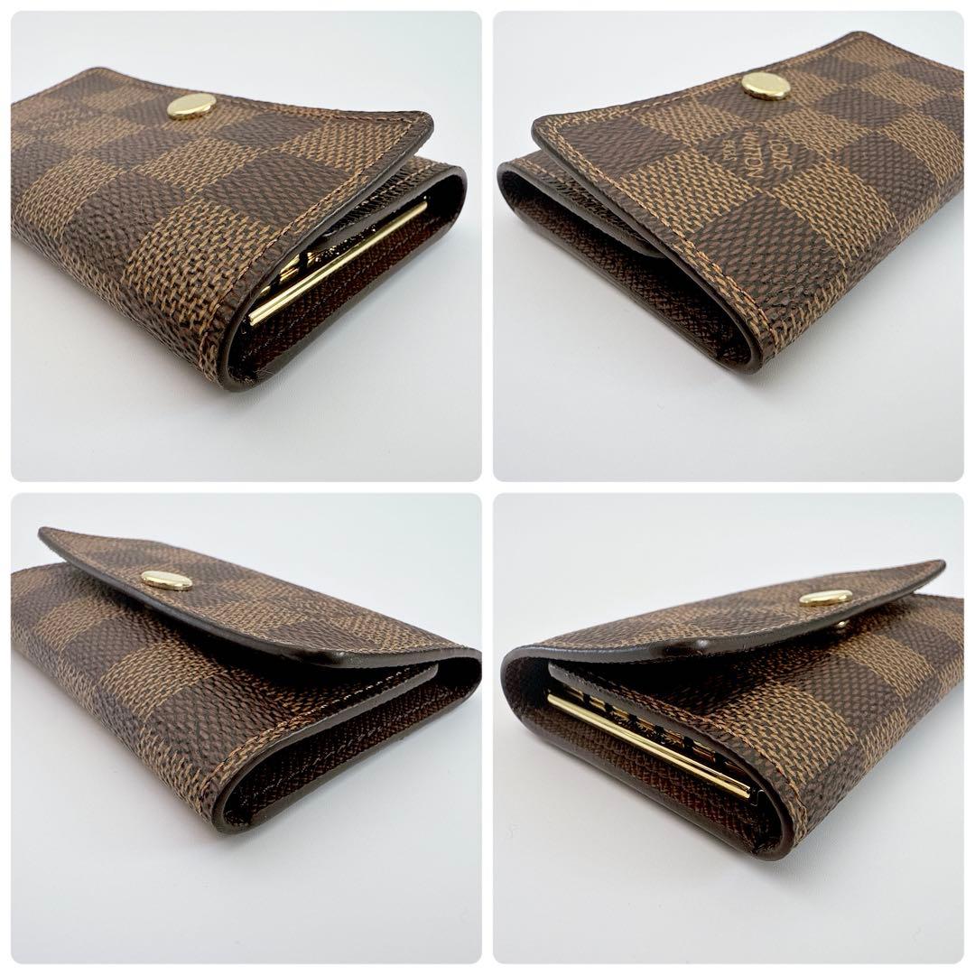 ルイヴィトン ダミエ ミュルティクレ6 キーケース ブラウン N62630 美品