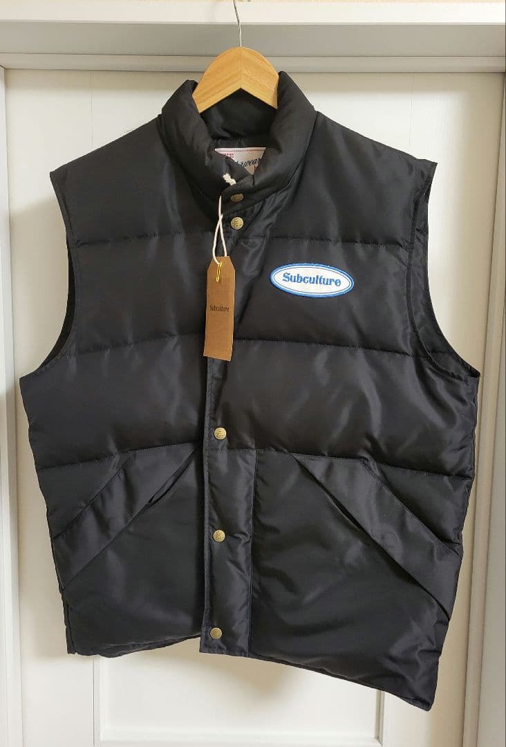 subculture サブカルチャーSC ダウンベスト 3 キムタク 木村拓哉