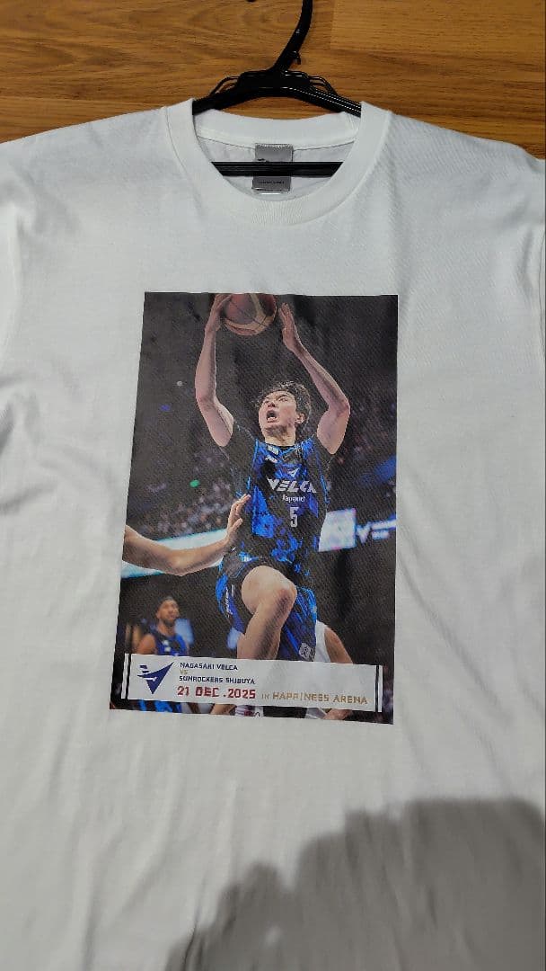 長崎ヴェルカ　サードユニ　イ・ヒョンジュン選手ハイライトT＆箔押しキーホルダー