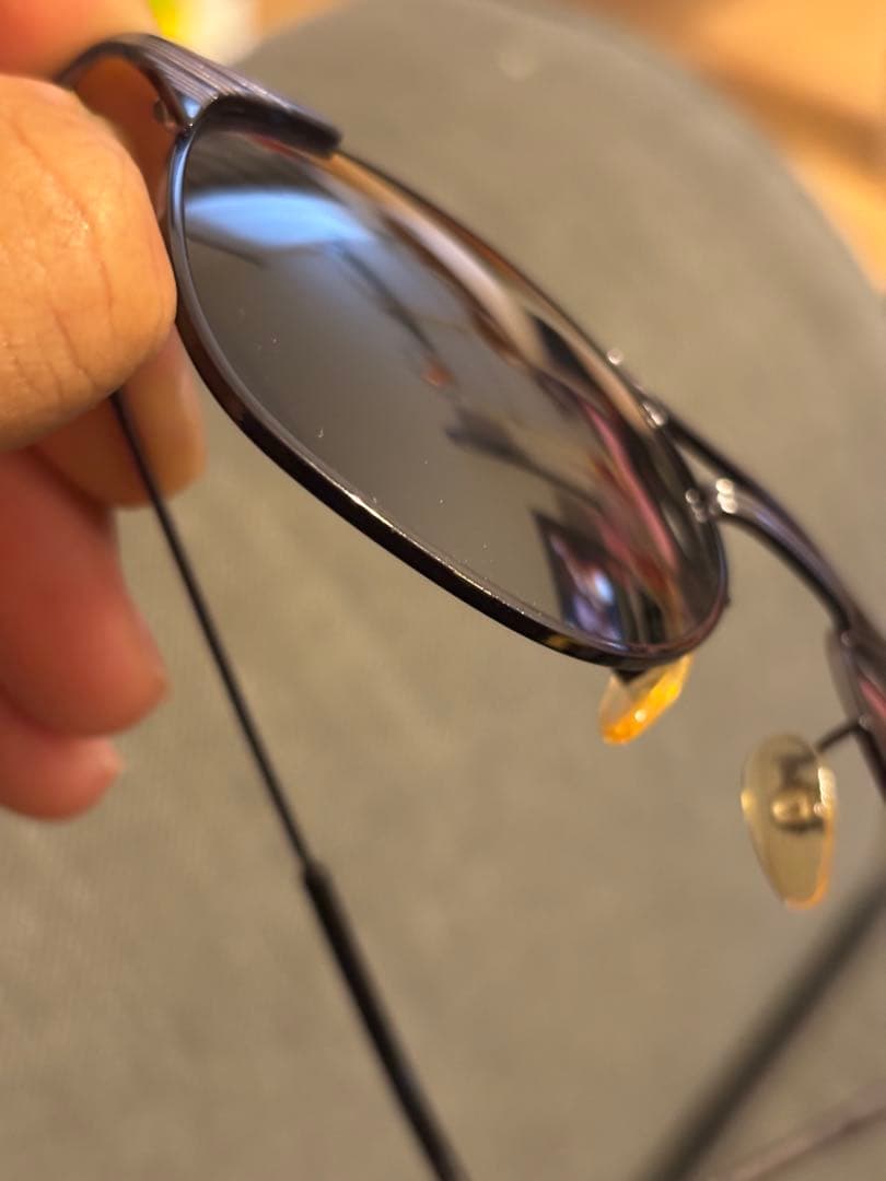 Supreme ブラック サングラス ケース付き