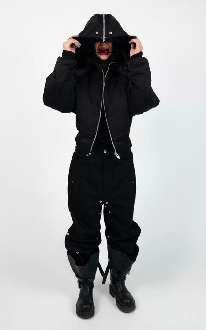 no mass prod N2B sizeMファージャケットブラックopium