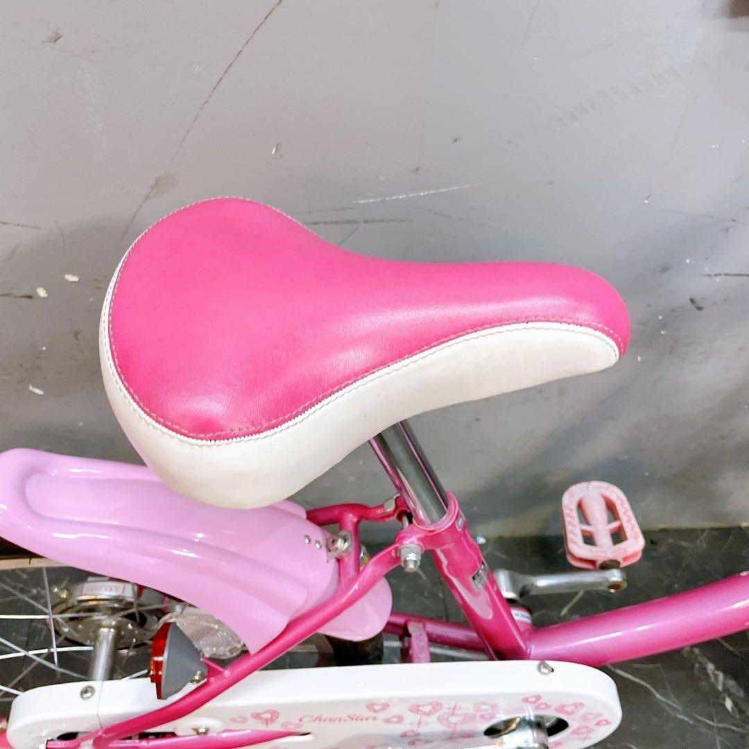 【912】《関西 引き取り》子供用自転車 Chan Star ピンク シングル