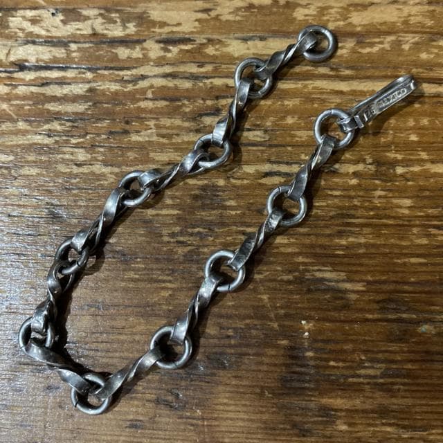 ヴィンテージ メキシカンジュエリー シルバー インフィニティ チェーン