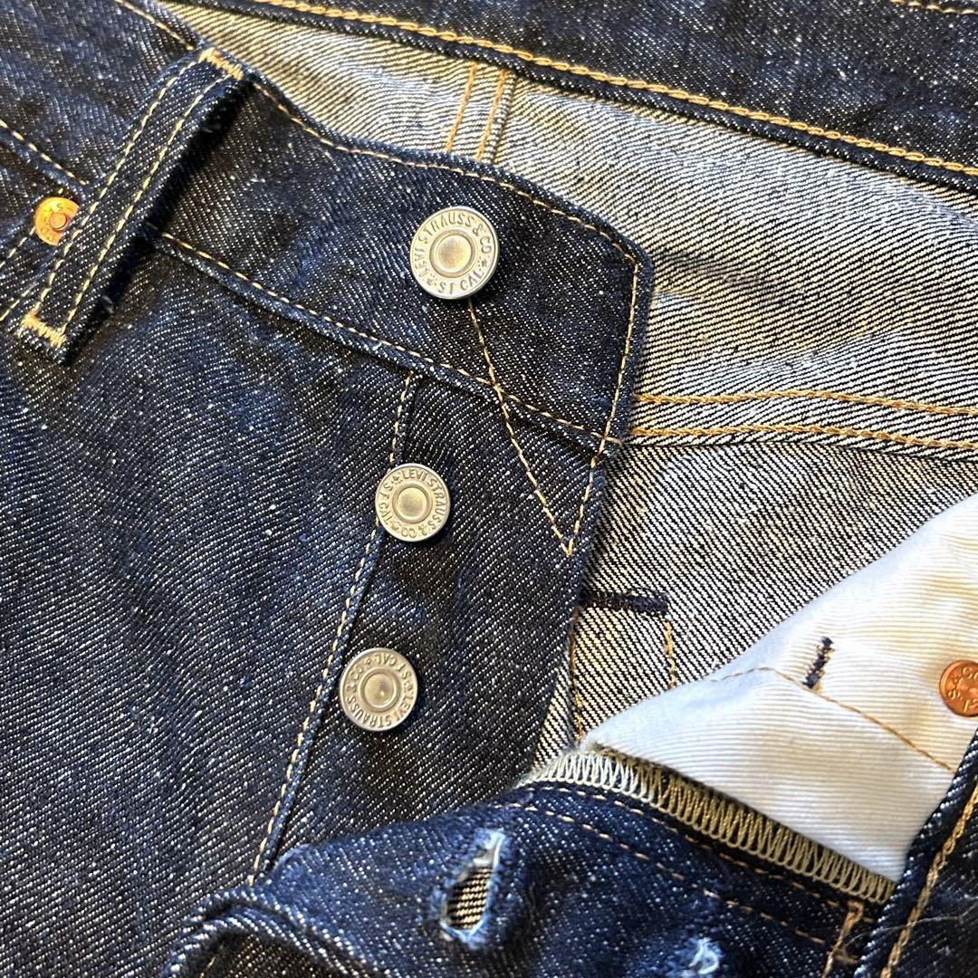 LEVI'S リーバイス 501 リジッド セルビッジ 赤耳 ビッグE W32