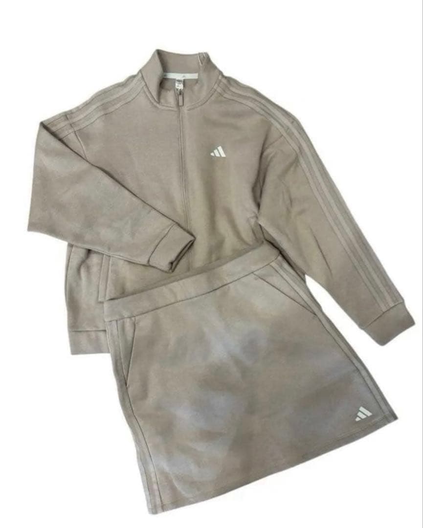 新品アディダスゴルフ セットアップ ジャケット＆スカート Lサイズ