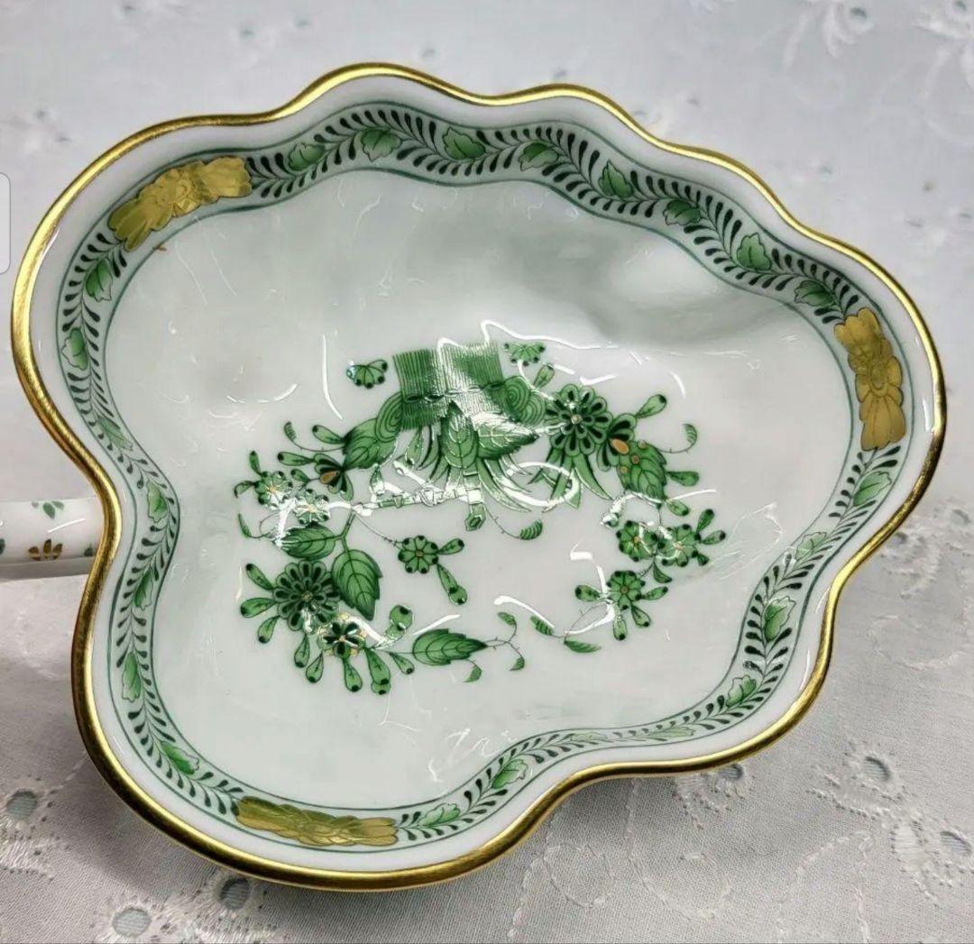 未使用✨高級✨ヘレンド インドの華 オープンシュガー 小皿 小物入れ