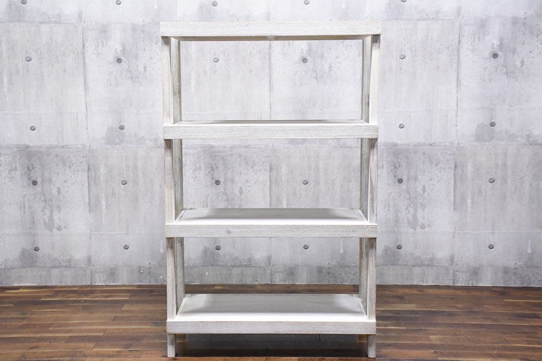 DLK154 展示品 ウニコ マノア シェルフ W80cm 4段 オープンラック