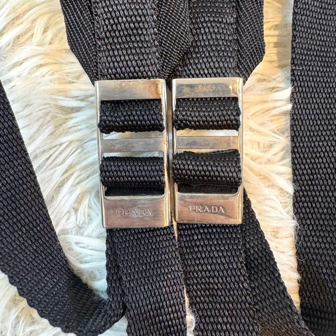 超人気✨プラダ　リュック　バックパック　三角ロゴ　ナイロン　ブラック