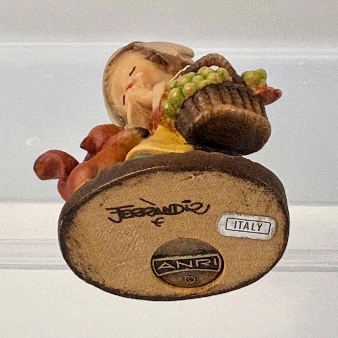 アンリ人形 ANRI 美品 6.5㎝ ☆*【小さな・Thanksgiving】