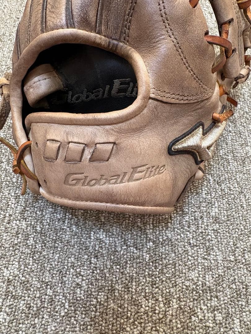 け*ん様 ミズノ グローバルエリート 硬式グローブ 内野手用