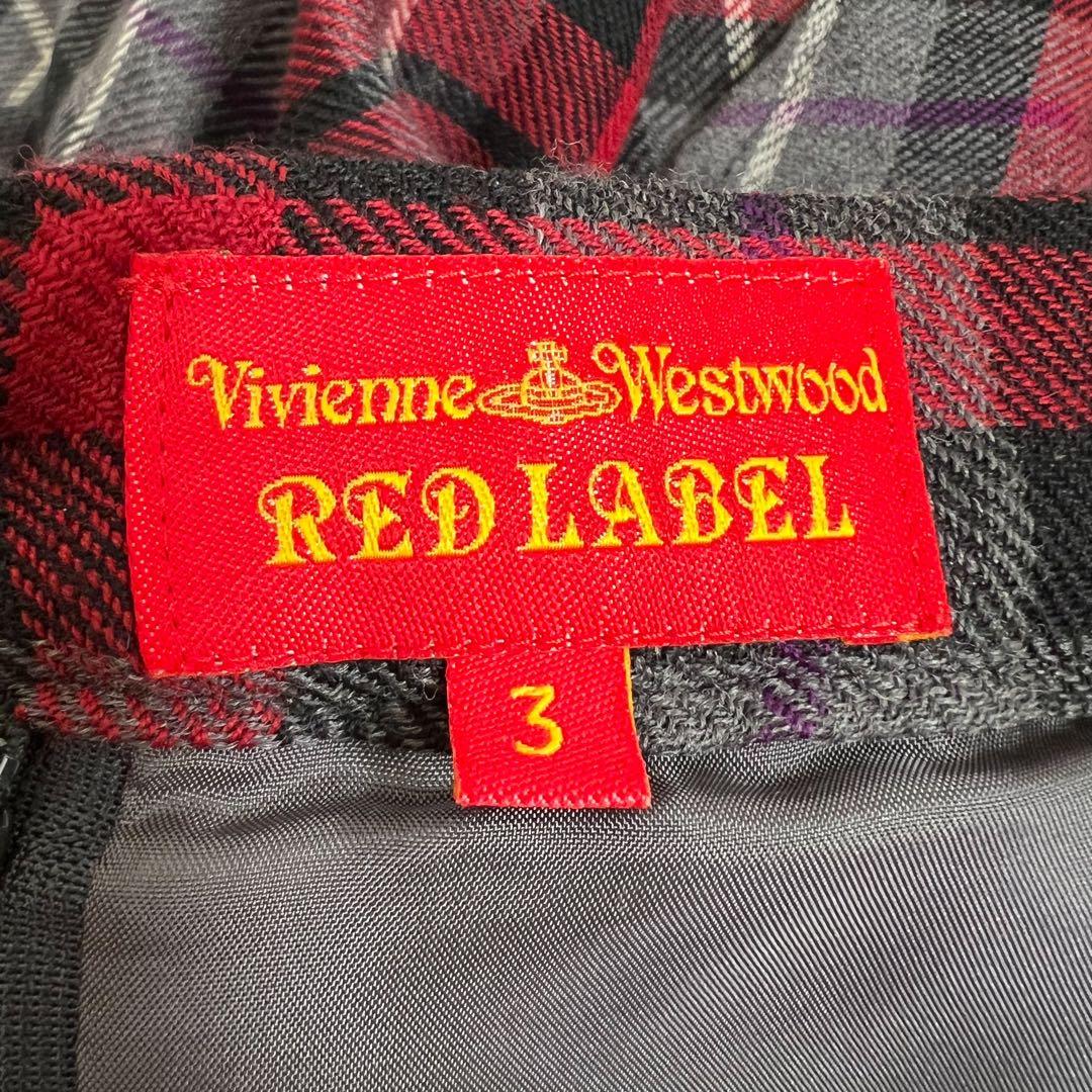 ヴィヴィアンウエストウッド ティアード ミニ スカート チェック 変形