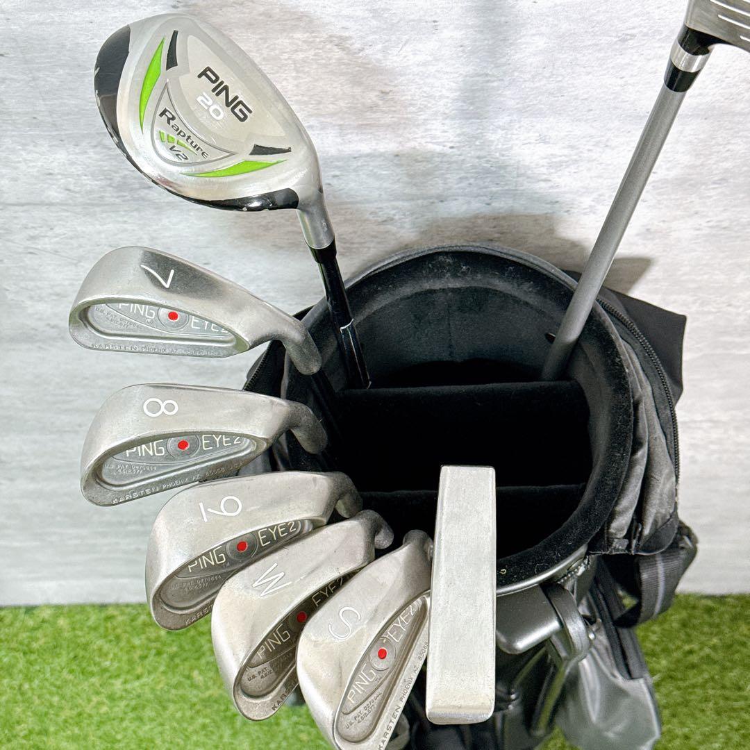 ゴルフクラブセット メンズ PING ピン ゴルフセット ナイキ 【K378】