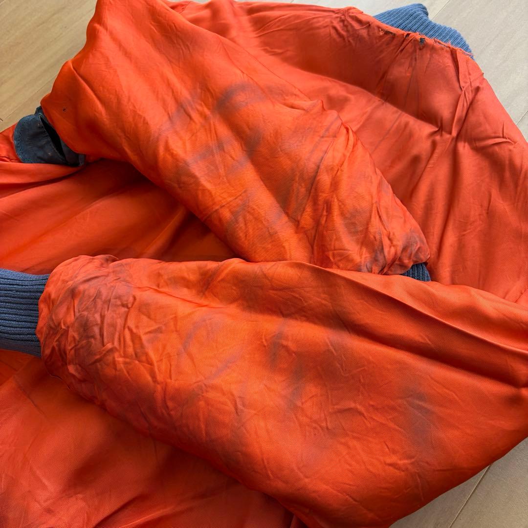 P*a様 【希少】ドイツ軍 レザーフライトジャケット 実物 AEROジッパー リ