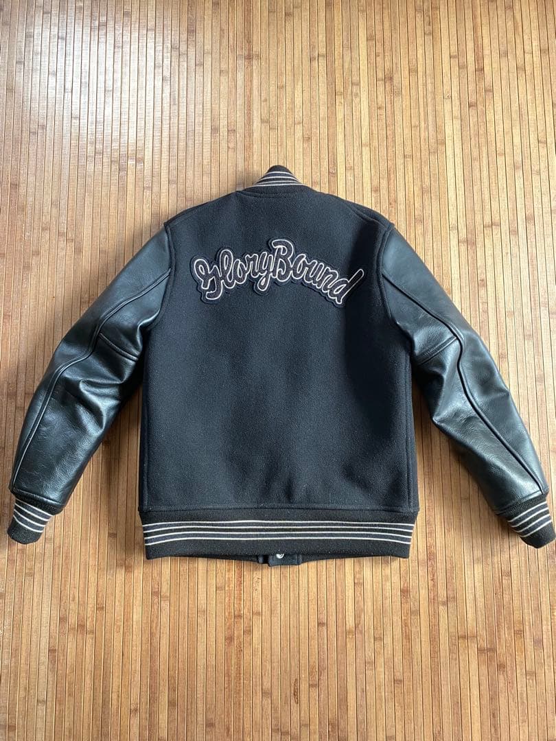 COOTIE スタジャン クーティー【Black×Black】袖レザー