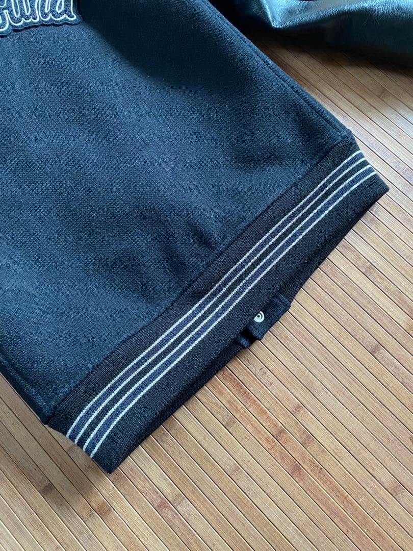 COOTIE スタジャン クーティー【Black×Black】袖レザー