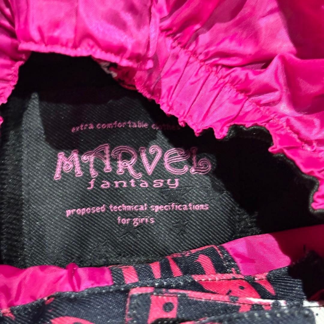 【美品】マーベル ファンタジー　スキー　ボード　セットウェア　ドクロ　ガイコツ