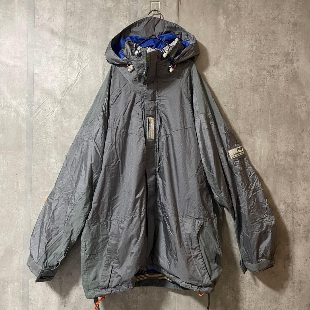 rewスキーウェアスノーボードジャケットパーカーパンツ上下セットアップ灰色グレー