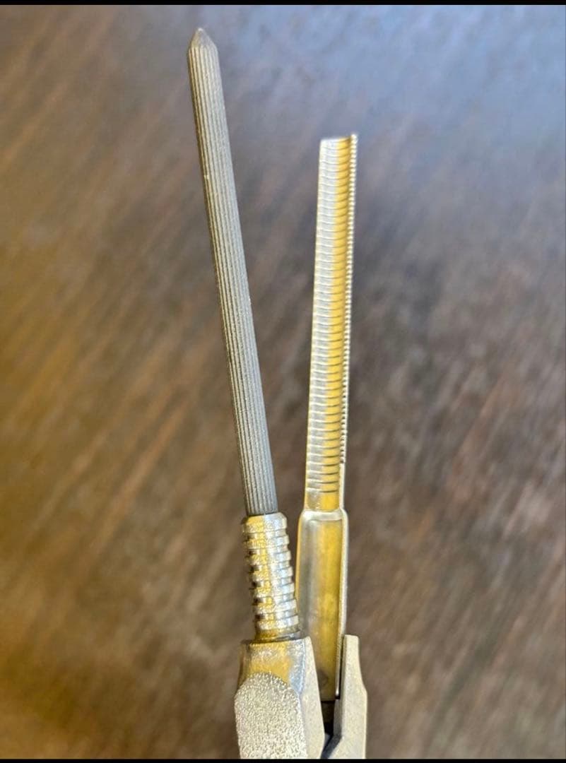 未使用品　HAKKO HI-MIC 5角　4ミリ丸アイロン　/レンツアイロン