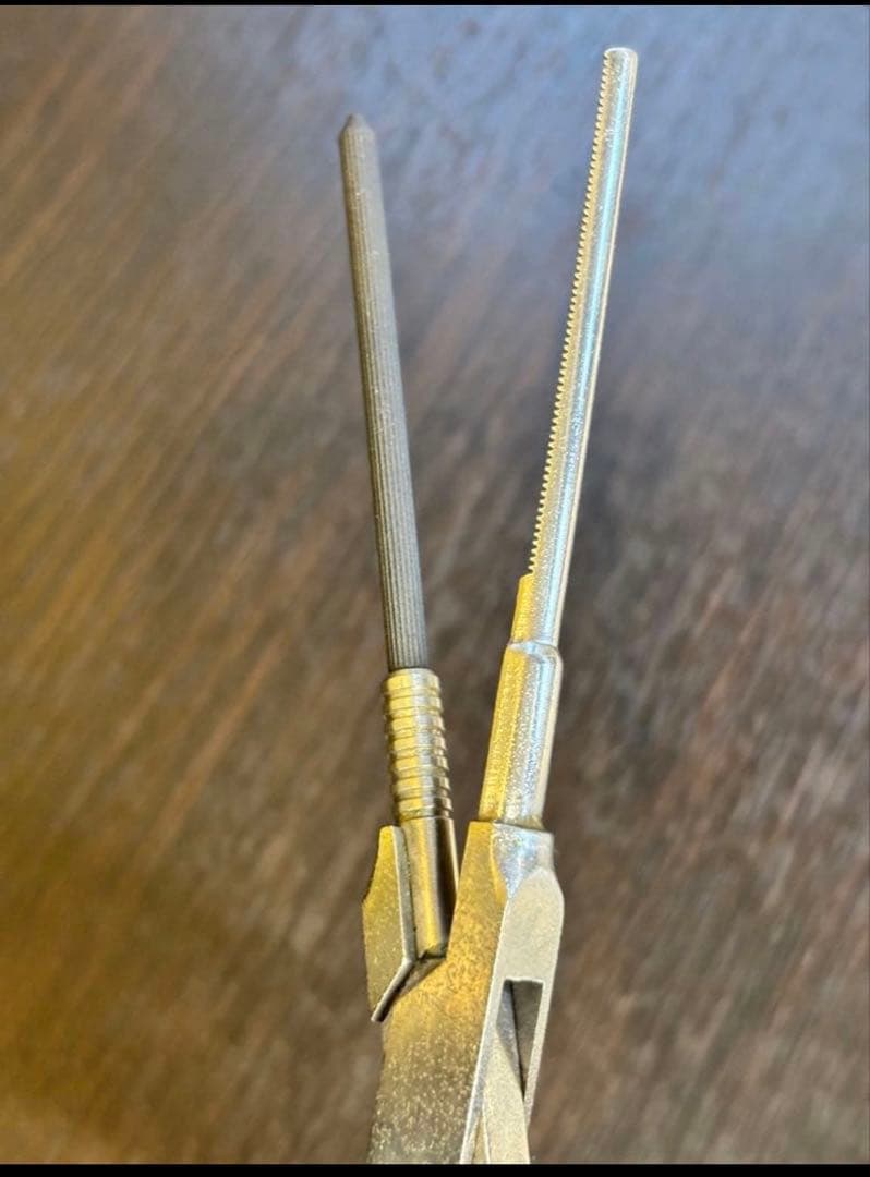 未使用品　HAKKO HI-MIC 5角　4ミリ丸アイロン　/レンツアイロン